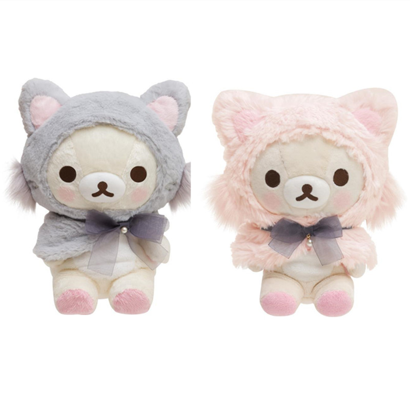 Santa Hat Plush - Rilakkuma Korilakkuma медведь одежда Кошка Шляпа