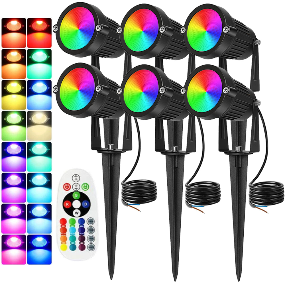 Christmas Lights Outdoor - RGBW Ландшафтное освещение 10 Вт с