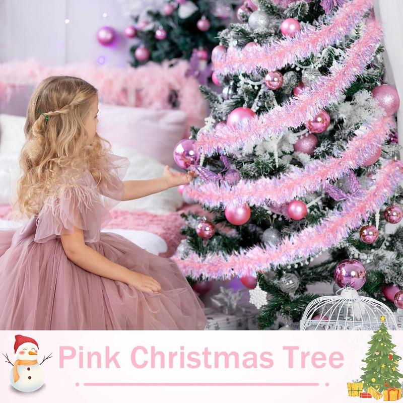 1/3/5 шт. 2 м розовая рождеств – обзор и цена Tinsel Garland Decoration