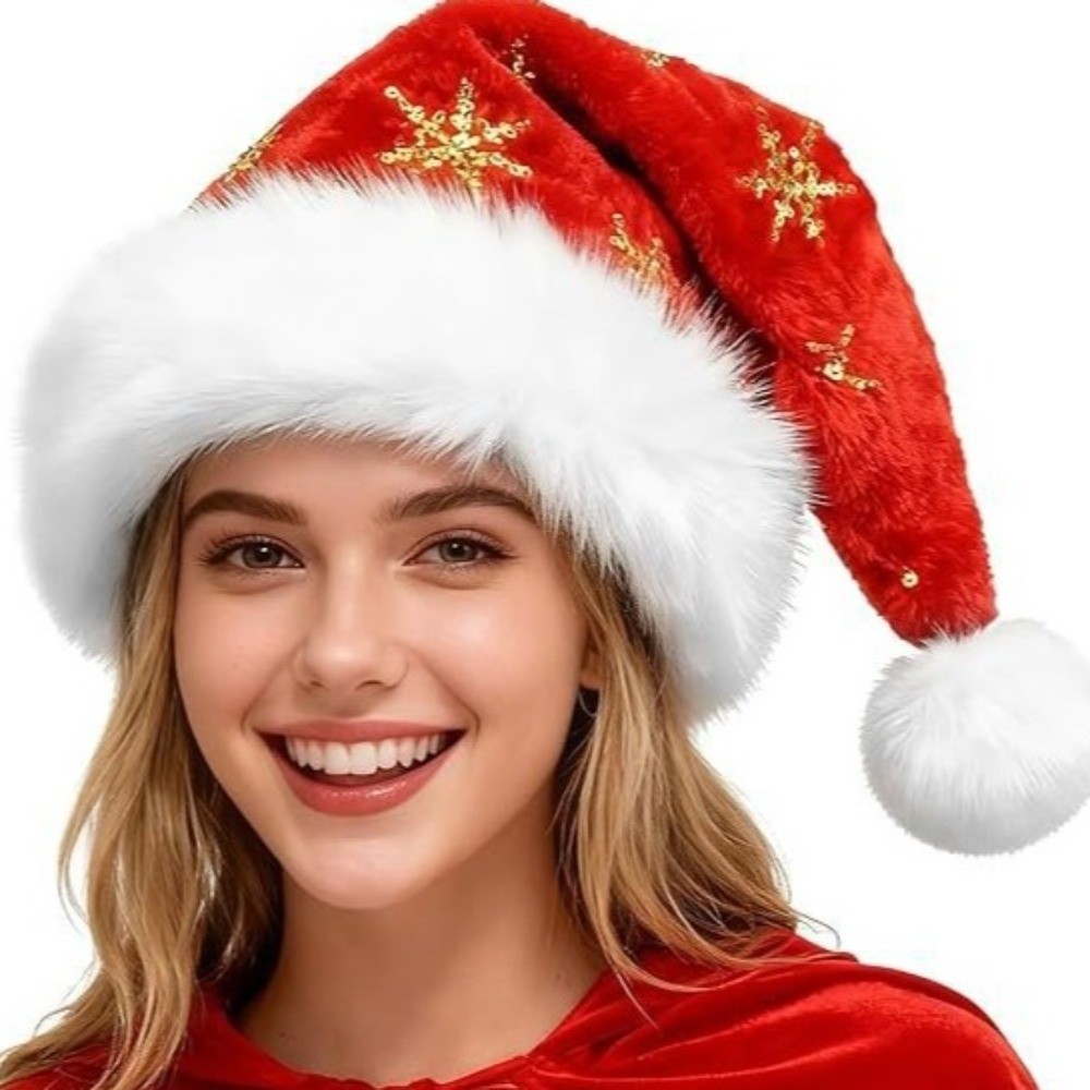 Шикарная рождественская шапка  – обзор и цена Santa Hat Plush