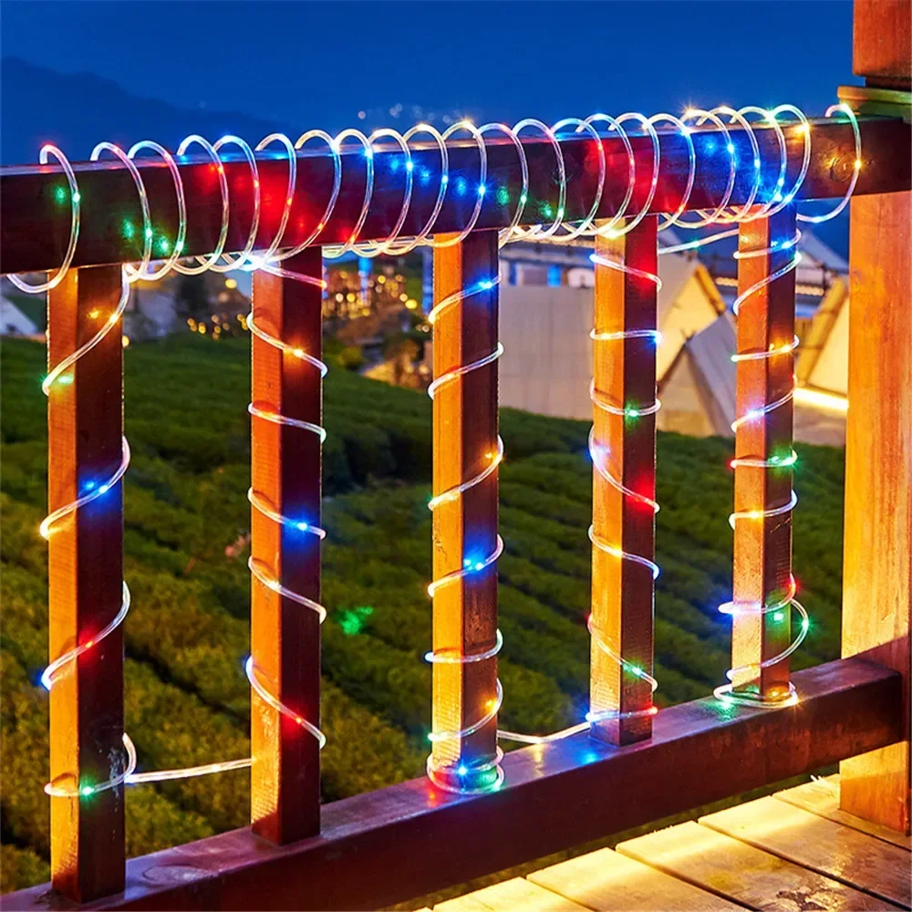 Наружный солнечный веревочный  – обзор и цена Christmas Lights Outdoor