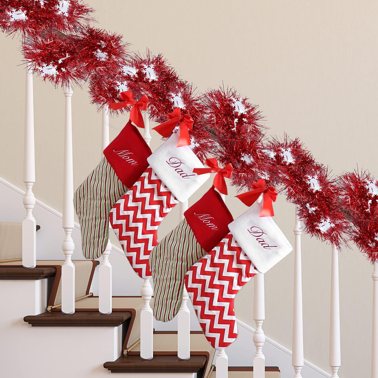 2/5 м Рождественская гирлянда  – обзор и цена Tinsel Garland Decoration